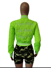 Load image into Gallery viewer, A Letter Embroidery Long Sleeve Baseball Jacket
