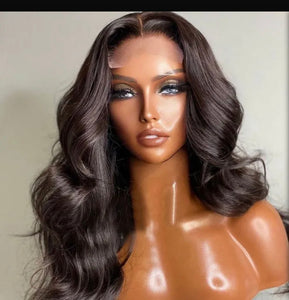 Dream Empire Brazilian Natural Pre-Plucked Long Curly Lace Front Wig 100%